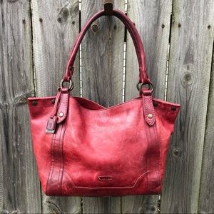 Frye “Melissa” Shoulder Bag - Red Clay